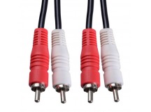 Кабель PERFEO  2xRCA вилка - 2xRCA вилка, 3 м. (R3004)
