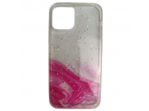                                     Чехол силиконовый iPhone 12/12 Pro палитра темно-розовый