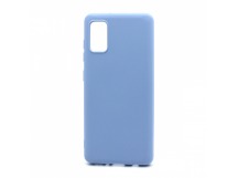 Чехол Silicone Case NEW ERA (накладка/силикон) для Samsung Galaxy A41 голубой