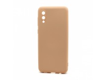 Чехол Silicone Case NEW ERA (накладка/силикон) для Samsung Galaxy A02/M02 светло розовый