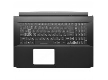 Топ-панель Acer Nitro 5 AN517-52 черная с подсветкой и узким шлейфом клавиатуры
