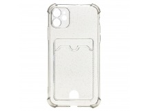 Чехол-накладка - SC300 с картхолдером для "Apple iPhone 11" (black) (207971)