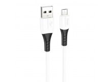 Кабель USB - Micro USB Hoco X82 (силикон) Белый