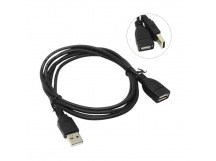 Кабель-удлинитель USB мама - USB папа ENERGY POWER (черный) 5,0м