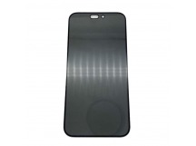 Защитное стекло iPhone 14 Pro (Full Glue Приватное) тех упаковка Черное