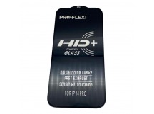 Защитное стекло iPhone 14 Pro (HD Pro) тех упаковка Черное