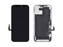 Дисплей для iPhone 12/12 Pro + тачскрин черный с рамкой (100% LCD)