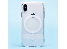 Чехол-накладка - SM006 SafeMag для "Apple iPhone X/iPhone XS" (прозрачный) (207970)
