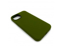 Чехол iPhone 14 Silicone Case Full (No Logo) №48 в упаковке Темно-Зеленый