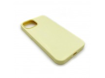 Чехол iPhone 14 Silicone Case Full (No Logo) №51 в упаковке Светло-Желтый