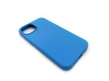 Чехол iPhone 14 Silicone Case Full (No Logo) №53 в упаковке Светло-Голубой