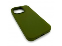 Чехол iPhone 14 Pro Silicone Case Full (No Logo) №48 в упаковке Темно-Зеленый