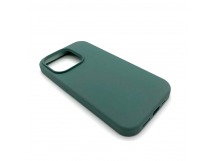Чехол iPhone 14 Pro Silicone Case Full (No Logo) №58 в упаковке Серо-Зеленый