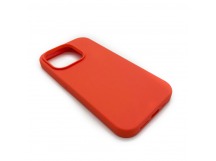 Чехол iPhone 14 Pro Silicone Case Full (No Logo) №65 в упаковке Розово-Оранжевый