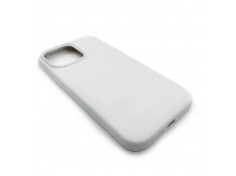 Чехол iPhone 14 Pro Max Silicone Case Full (No Logo) №09 в упаковке Белый