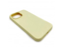 Чехол iPhone 14 Pro Max Silicone Case Full (No Logo) №51 в упаковке Светло-Желтый