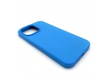 Чехол iPhone 14 Pro Max Silicone Case Full (No Logo) №53 в упаковке Светло-Голубой