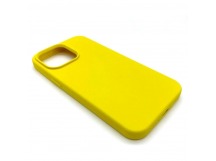 Чехол iPhone 14 Pro Max Silicone Case Full (No Logo) №55 в упаковке Ярко-Желтый