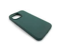 Чехол iPhone 14 Pro Max Silicone Case Full (No Logo) №58 в упаковке Серо-Зеленый