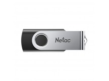 Флеш-накопитель USB 32GB Netac U505 чёрный/серебро
