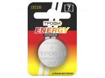 Элемент литиевый Трофи CR2330 ENERGY POWER Lithium (1-BL) (10/240) (211789)