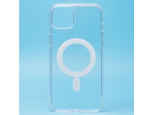 Чехол-накладка - SafeMag для "Apple iPhone 14 Plus" (прозрачный) (209880)