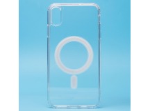 Чехол-накладка - SM006 SafeMag для "Apple iPhone XS Max" (прозрачный) (209877)