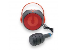Колонка Bluetooth Proda PD-S700 Детская с микрофоном (AUX/microCD/USB/FM/1200mAh/5W) Черно-Красная