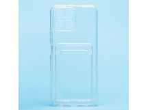 Чехол-накладка - SC276 с картхолдером для "Huawei Honor X8" (transparent) (211903)