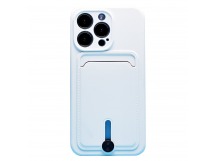 Чехол-накладка - SC304 с картхолдером для "Apple iPhone 11 Pro" (white) ()