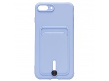 Чехол-накладка - SC304 с картхолдером для "Apple iPhone 7 Plus/iPhone 8 Plus" (light violet (208671)
