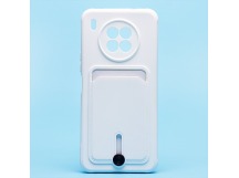 Чехол-накладка - SC304 с картхолдером для "Honor 50 Lite/nova 8i" (white) (208700)