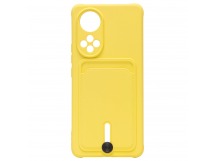 Чехол-накладка - SC304 с картхолдером для "Huawei Honor 50/Nova 9" (yellow) (208694)