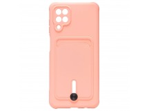 Чехол-накладка - SC304 с картхолдером для "Samsung SM-A125 Galaxy A12" (light pink) (208711)