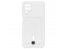 Чехол-накладка - SC304 с картхолдером для "Samsung SM-A125 Galaxy A12" (white) (208712)