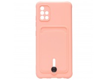 Чехол-накладка - SC304 с картхолдером для "Samsung SM-A515 Galaxy A51 4G" (light pink) (208739)