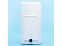 Чехол-накладка - SC304 с картхолдером для "Samsung SM-A515 Galaxy A51 4G" (white) (208740)