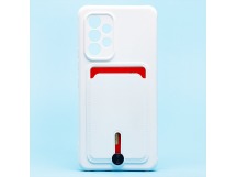 Чехол-накладка - SC304 с картхолдером для "Samsung SM-A536 Galaxy A53 5G" (white) (208766)