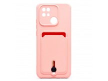 Чехол-накладка - SC304 с картхолдером для "Xiaomi Redmi 10C" (light pink) (208812)