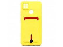 Чехол-накладка - SC304 с картхолдером для "Xiaomi Redmi 9C" (yellow) (208817)