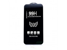 Защитное стекло iPhone 12/12 Pro (99H HN) тех упаковка Черное