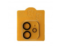 Защитное стекло iPhone 11/12 Mini (на заднюю камеру) тех упаковка Черное