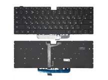 Клавиатура Huawei MateBook D 14 черная с подсветкой 2021г (горизонтальный Enter)