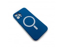Чехол iPhone 12 Pro Max Silicone MagSafe Soft Touch Синий