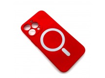 Чехол iPhone 13 Pro Silicone MagSafe Soft Touch Красный