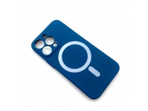 Чехол iPhone 13 Pro Silicone MagSafe Soft Touch Синий