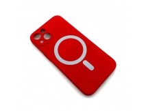 Чехол iPhone 14 Silicone MagSafe Soft Touch Красный
