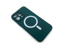 Чехол iPhone 14 Pro Silicone MagSafe Soft Touch Темно-Зеленый