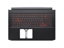 Топ-панель Acer Nitro 5 AN517-54 черная с подсветкой (узкий шлейф клавиатуры)