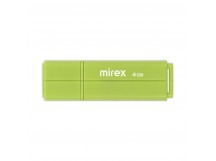 Флеш-накопитель USB 4GB Mirex LINE зелёный (ecopack)